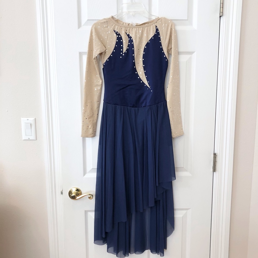 Navy and Ecru Dance Dress